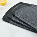 Ljojo Marble Pattern Cutting Board Set - Anti-Slip, Hangable, Eco-Friendly