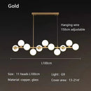 Modern Copper Glass Ball Pendant Lights Dining Kitchen Chandeliers by Ljojo