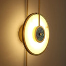 Ljojo Marble Round Wall Lamp - Retro Minimalist LED Indoor Lighting