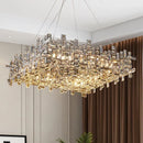 Ljojo European Luxury K9 Crystal Chandelier for Dining Room Decor