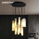 Nordic Marble LED Pendant Lights Modern Simple For Living Room Bedroom Decor by Ljojo