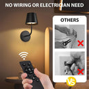 Ljojo LED Touch Wall Lamp Stepless Dimming Modern Indoor Lighting for Bedrooms Stairway