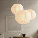 Ljojo Noguchi Isamu Paper Chandelier Lantern Ball for Bedroom Livingroom Zen Lamps