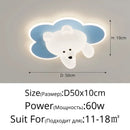 Cloud Ceiling Light Cream LED Round Fixture Kids Bedroom Study Hanging Ljojo