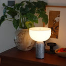 Danish Marble Mushroom Touch Bedside Lamp Designer Reading Light for Bedroom Office Luxurious
