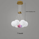 6-Light Nordic Planet 3D Moon Ceiling Chandelier Pendant Lamp by Ljojo