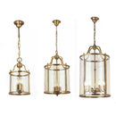 Industrial Birdcage Chandelier Pendant Light Copper Glass for Hotel Lobby Restaurant - Ljojo