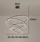 Ljojo Living Room LED Chandeliers Ceiling Lamp Hanging Lights