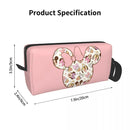 Ljojo Minnie Mouse Makeup Bag Cosmetic Pouch - Cute Cartoon Merch for Girl Woman