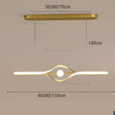 Copper Italian Restaurant Straight Bar Counter Light Ljojo Modern Minimalist Dining Room Lighting