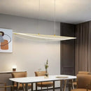 Nordic LED Chandelier: Long Curve Pendant Lamp by Ljojo - Home Decor Hanging Light