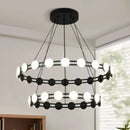 Ljojo Modern LED Pendant Light Fixture for Dining Room | Contemporary Indoor Hanging Lamp