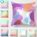 Gradient Ice Cream Color Polyester Pillow Cover by Ljojo - 45x45CM