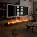 3D Atomized Fireplace Smart App Control Water Vapor Electric Steam Humidifier by Ljojo