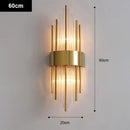 LED Crystal Wall Lamp Light: Luxury Modern Nordic Sconces for Home Decor by Ljojo