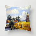 American Country Oil Painting Landscape Pillowcase by Ljojo for Home & Office Decor