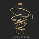 Large Chandelier Light Modern Luxury Staircase by Ljojo