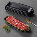Ljojo Melamine Dinner Plate: Thick & Non-Slip Hot Pot Tray for Kitchen Storage