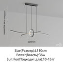 Ljojo LED Dining Room Pendant Lights - Modern Chandelier Lighting for Home Décor