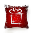 Ljojo Merry Christmas Print Sofa Cushion Decoration Pillowcase