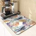 Floral Pattern Kitchen Coasters Set by Ljojo