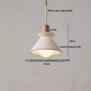 Ljojo LED Pendant Lights Modern Style Cement Wood Hanging Lamp