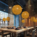 Nordic Style Rattan Chandelier Pendant Light - Ljojo