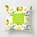 Lemon Pattern Summer Cushion Cover for Sofa Decor by Ljojo