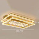 Modern Luxury LED Square Ceiling Chandelier by Ljojo - High-end Home Decoration for Bedroom & Dining Room
