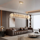 Ljojo Modern Acrylic Chandeliers LED Pendant Lights for Living Dining Room