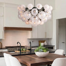 Modern Designer LED Pendant Lights Golden Chrome Glass Balls Chandeliers by Ljojo