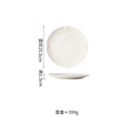 Ljojo Matte Striped Ceramic Plate Set for Molecular Cuisine Tableware