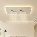 Ljojo Modern Originality Rectangular Ceiling Light: Master Bedroom & Dining Room Fixture