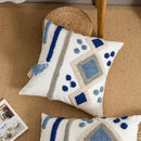 Boho Loop Tufted Tassel Pillow Cover for Home Decor by Ljojo