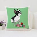 Bull Terrier Art Anime Pillow Cover 40x40 Ljojo Home Decor Throw Pillow