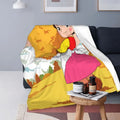 Heidi Alps Fleece Blanket Soft Cozy Throw Bedding for Sofa by Ljojo