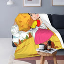 Heidi Alps Fleece Blanket Soft Cozy Throw Bedding for Sofa by Ljojo
