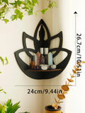 Ljojo™ Lotus Floating Wall Shelf Ledge Crystal Display Home Decor.