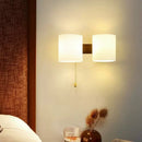 Ljojo LED Wood Wall Lamp for Bedroom Living Room Study-area