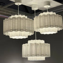 2026 French Nordic Wabi-Sabi Fabric Pendant Light - Handmade Modern Ceiling Lamp by Ljojo