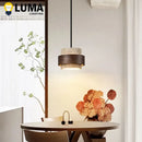 Ljojo Yellow Travertine Pendant Lamp Chandelier for Kitchen Island Restaurant Home Decor