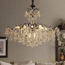 American Retro Crystal Pearl Lustre Chandeliers for Living Room by Ljojo