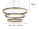 Modern Acrylic Pendant Light for Living Room - Luxurious Glossy Chandelier by Ljojo