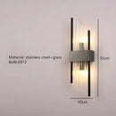 Clear Glass Wall Light for Living Room with E14 G9 Bulb, Ljojo Brand