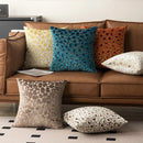 Ljojo 3D Leopard Print Sherpa Pillow Cover 18x18 Inch in Various Colors