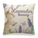 Easter Bunny Eggs Printed Pillow Covers 45x45cm - Ljojo Easter Decorations