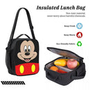 Ljojo Mickey Mouse Kids Backpack Lunch Box Pencil Boxes Set