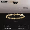 Ljojo Modern Minimalist LED Crystal Chandelier for Living Room 2025 - New Light Luxury Design