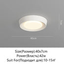 Ljojo LED Ceiling Light: White Black Room Lamp Home Decor Lighting