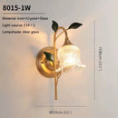 French Pastoral Flower Wall Lamp LED Sconces by Ljojo | Creative Living Room Bedroom Home Decor